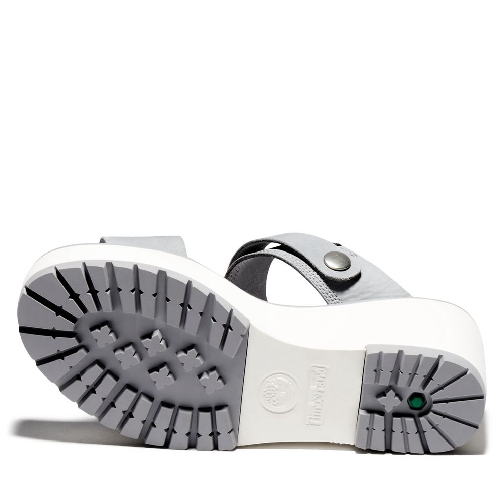 Sandálias Feminino - Timberland Koralyn Wedge - XRIHT6132 - Cinzentas/Branco